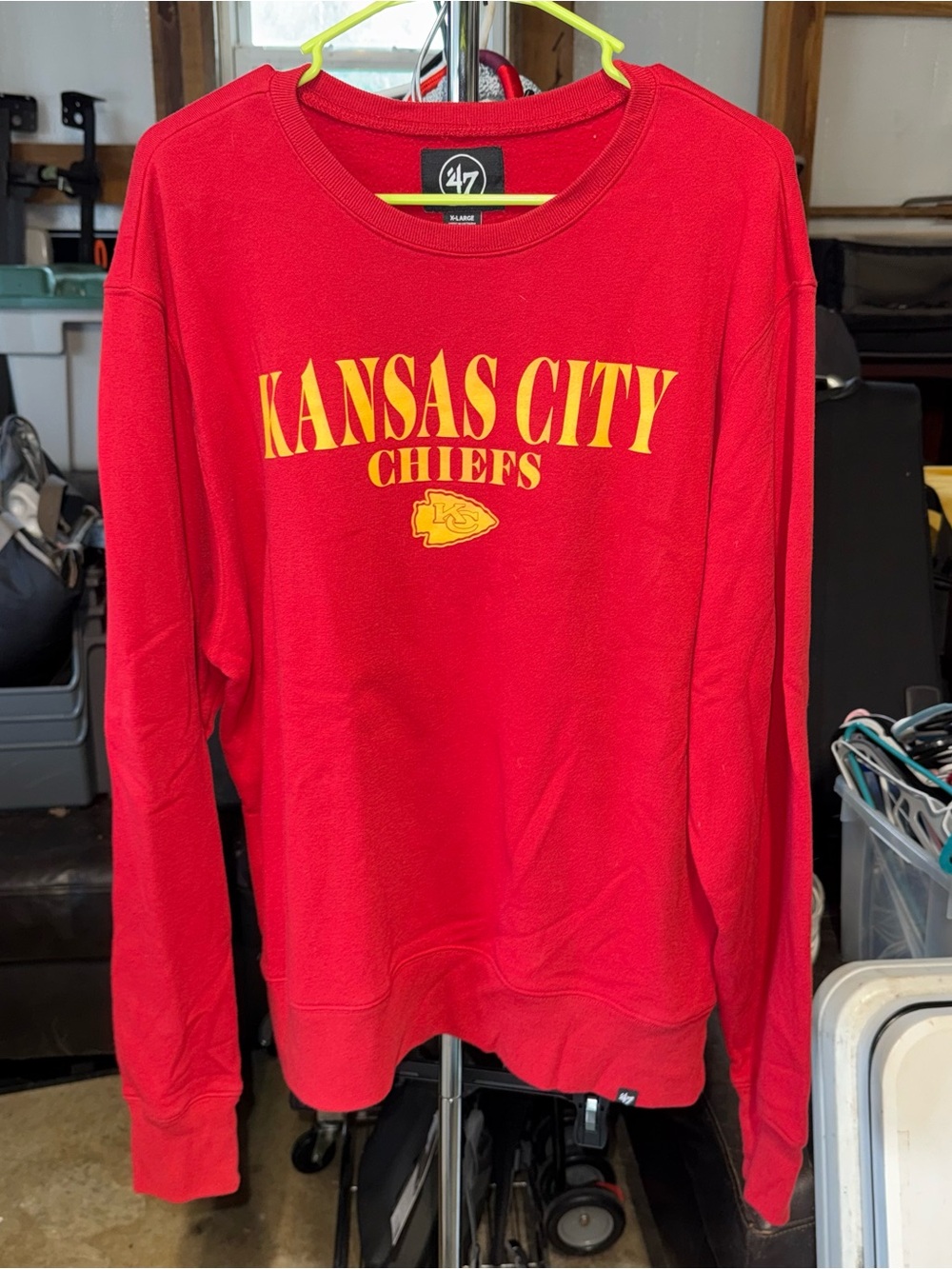 Kansas City chiefs crewneck sweatshirt XL